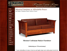 Tablet Screenshot of horizon-custom-homes.com